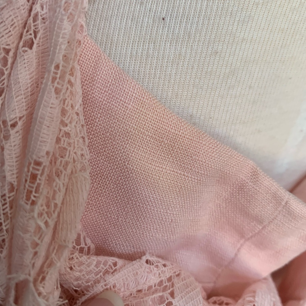 Vintage 50’s/60’s era pink daisy wiggle dress - spring - Picture 9 of 11